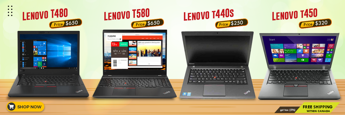 Lenovo laptop banner image atechsolutions.ca